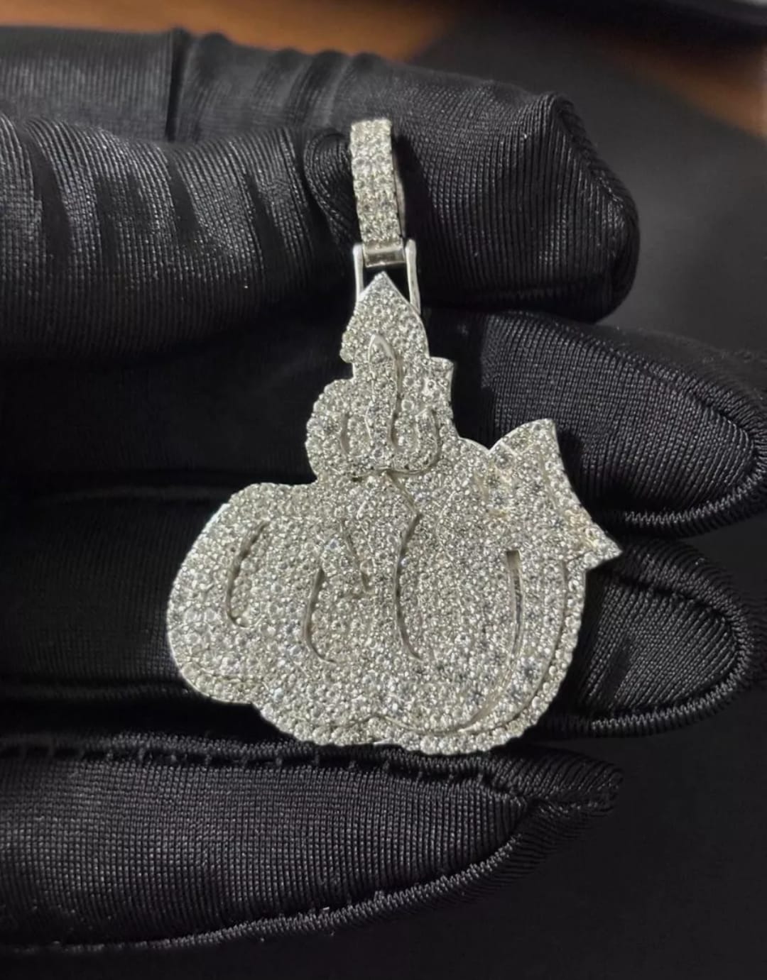 Allah Name Zircon Locket