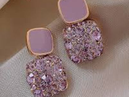 Rhinestone Decor Earings