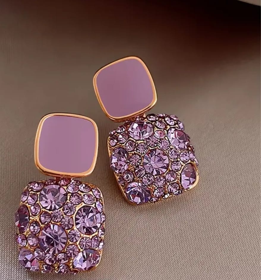 Rhinestone Decor Earings