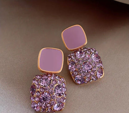 Rhinestone Decor Earings