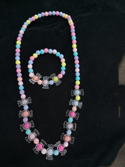 Kids Multicolored Bead Necklace