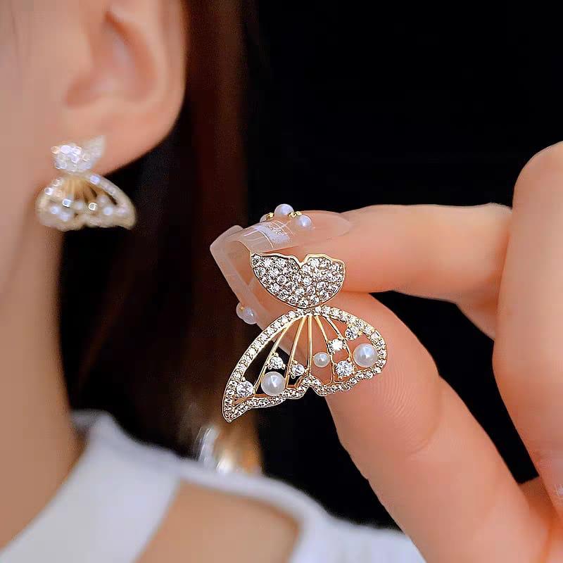 Korean Butterfly Earings